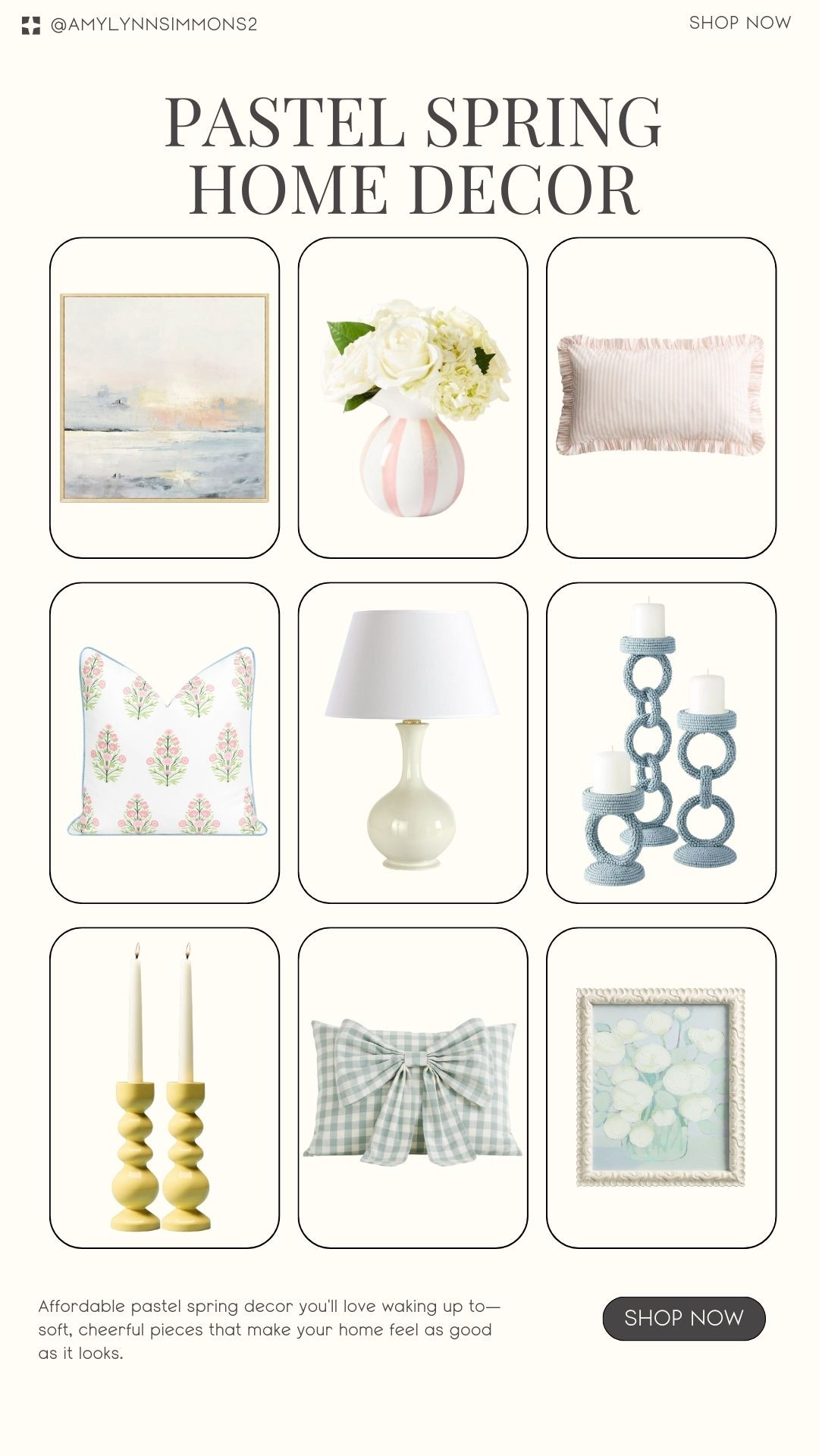 Pastel Spring Home Decor #homedecor #springdecor #pasteldecor 

 #LTKSeasonal #LTKHome