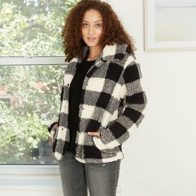 Women's Plaid Long Sleeve Check Jacket - Knox Rose™ | Target
