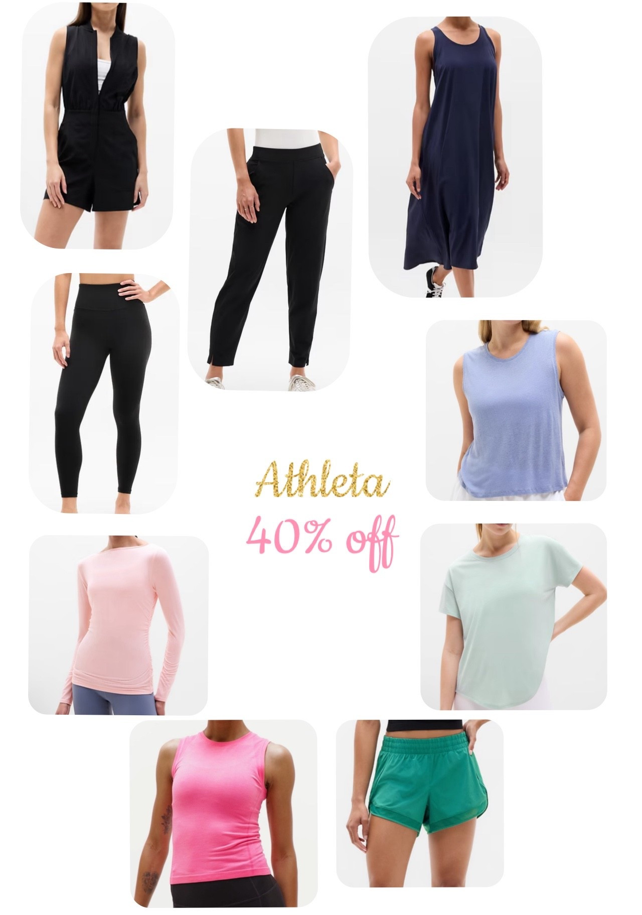 Get 40% off everything at Athleta right now! All your favorite styles and colors are on sale and waiting for you!!

#LTKootd #LTKSaleAlert #LTKActive