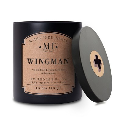 2-Wick 16.5oz Jar Candle Classic Plus Wingman - Manly Indulgence | Target