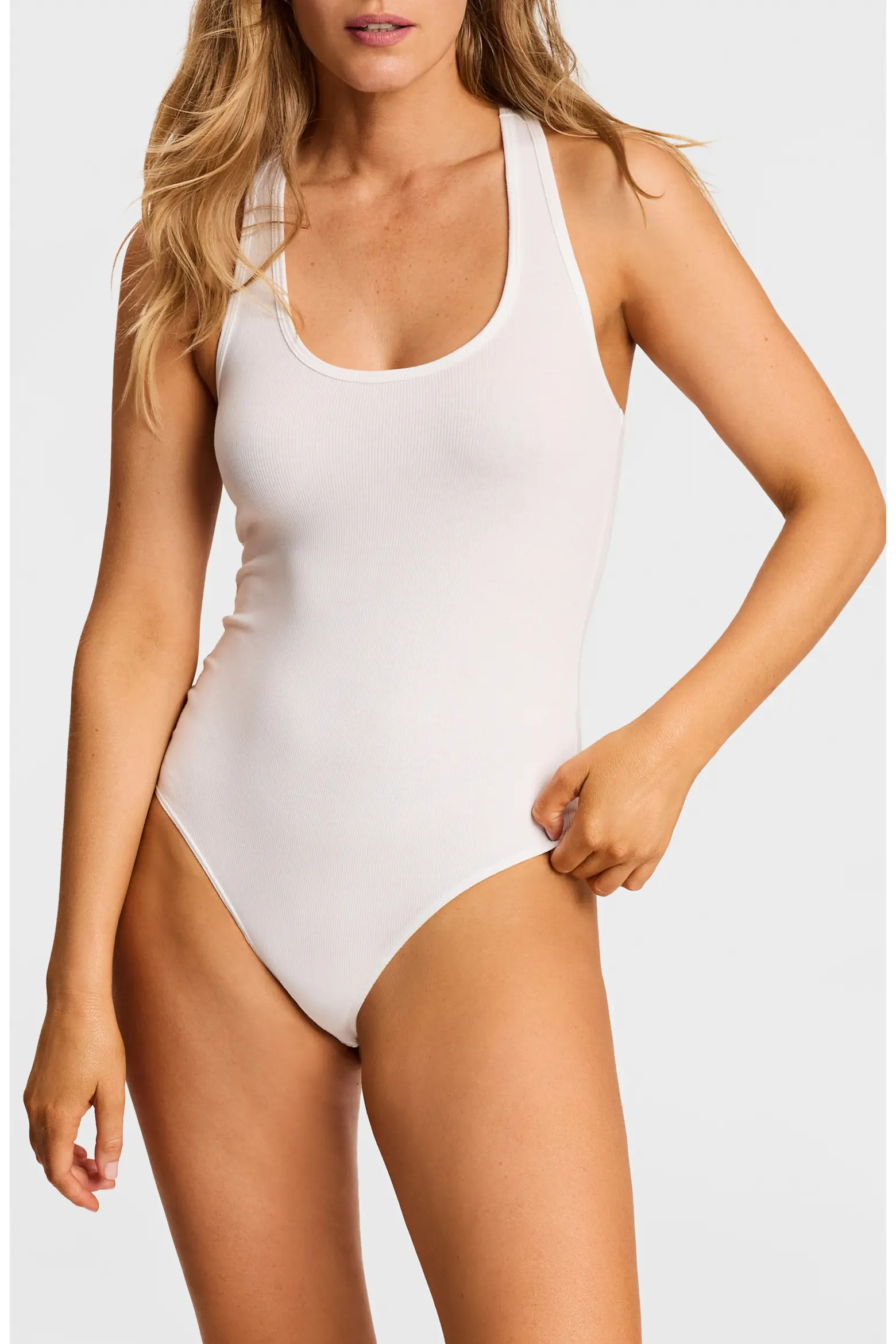 Commando RIb Racerback Bodysuit in Black at Nordstrom, Size X-Small | Nordstrom