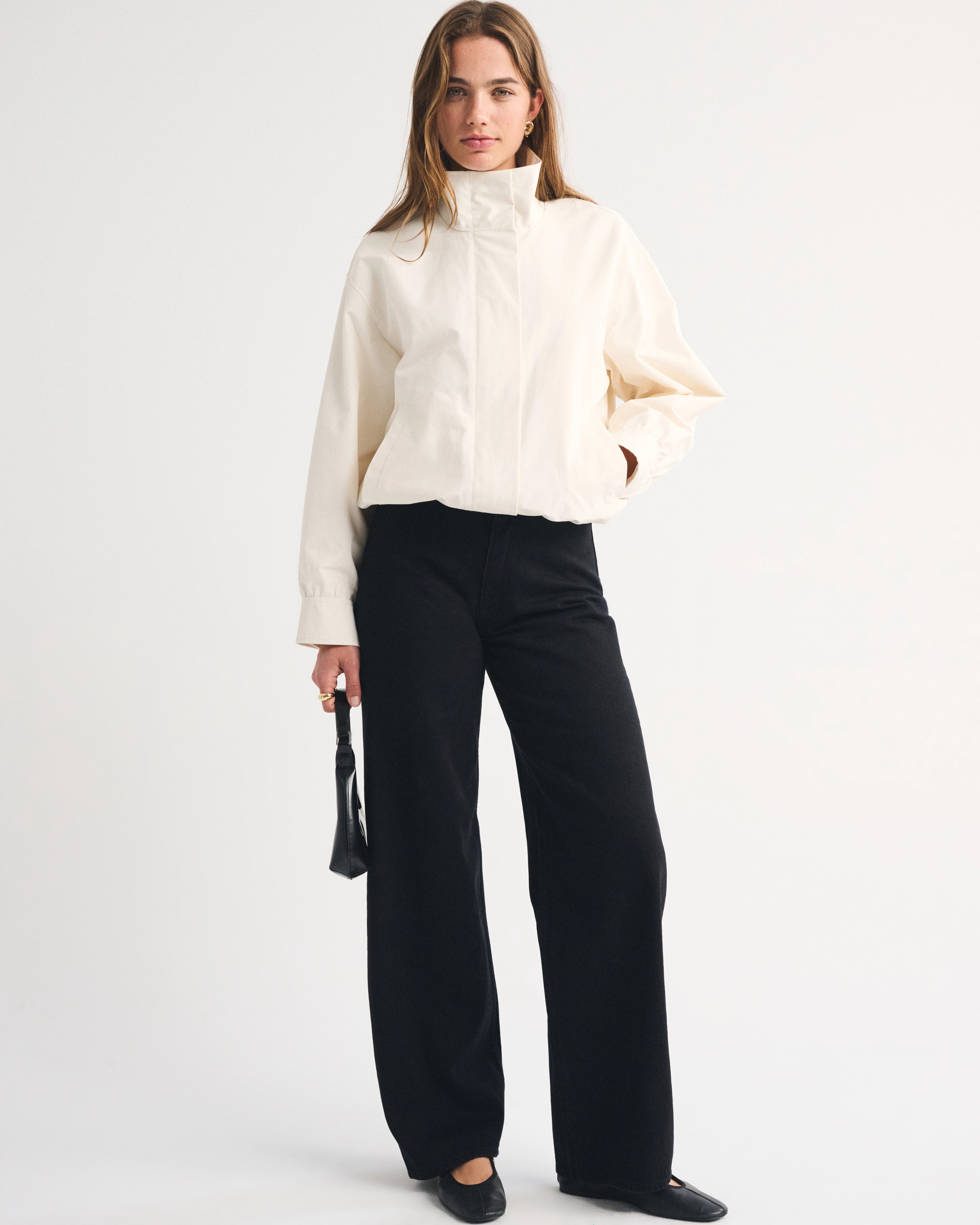 Clean Waist Low Rise Ultra Loose Jean | Abercrombie & Fitch (US)