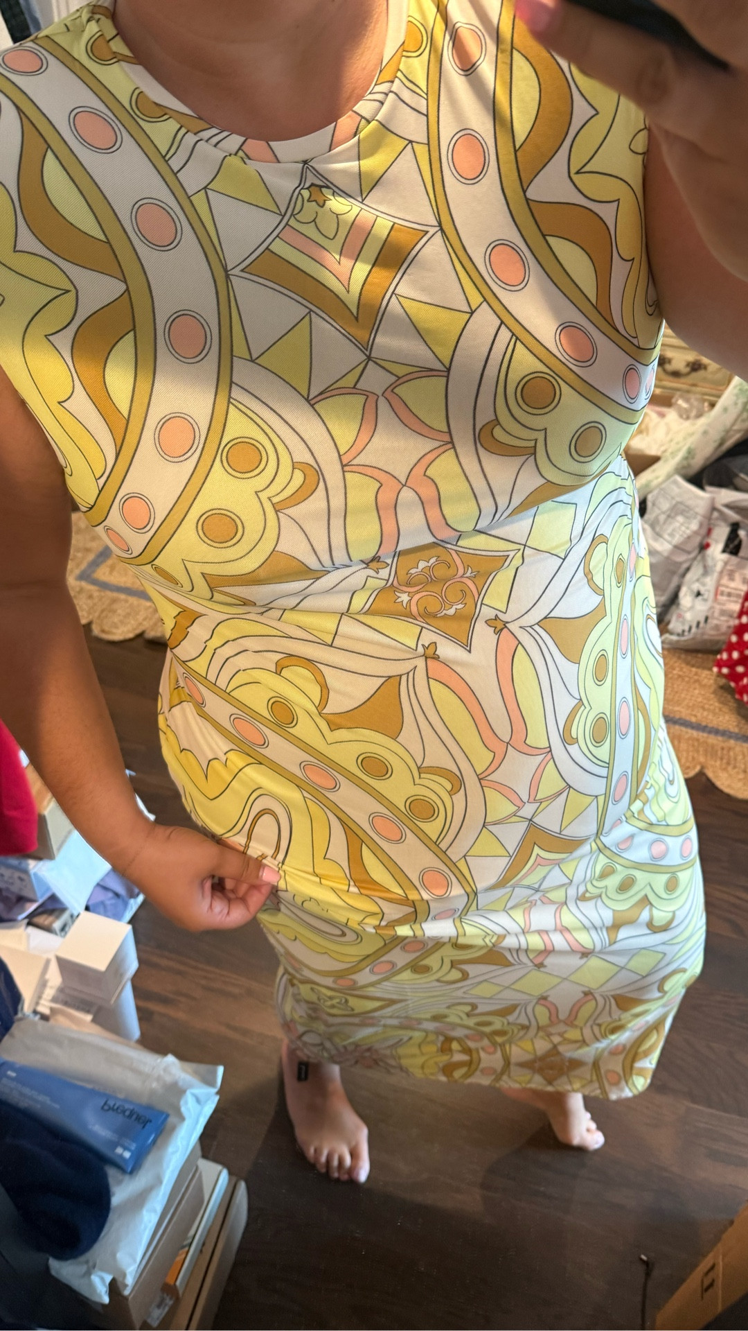 The thrill this gives me! Under $100. XS - 3X. 

Comment ‘shop’ for the link! 