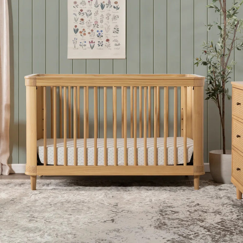 Marin with Cane 3-in-1 Convertible Crib | Wayfair North America