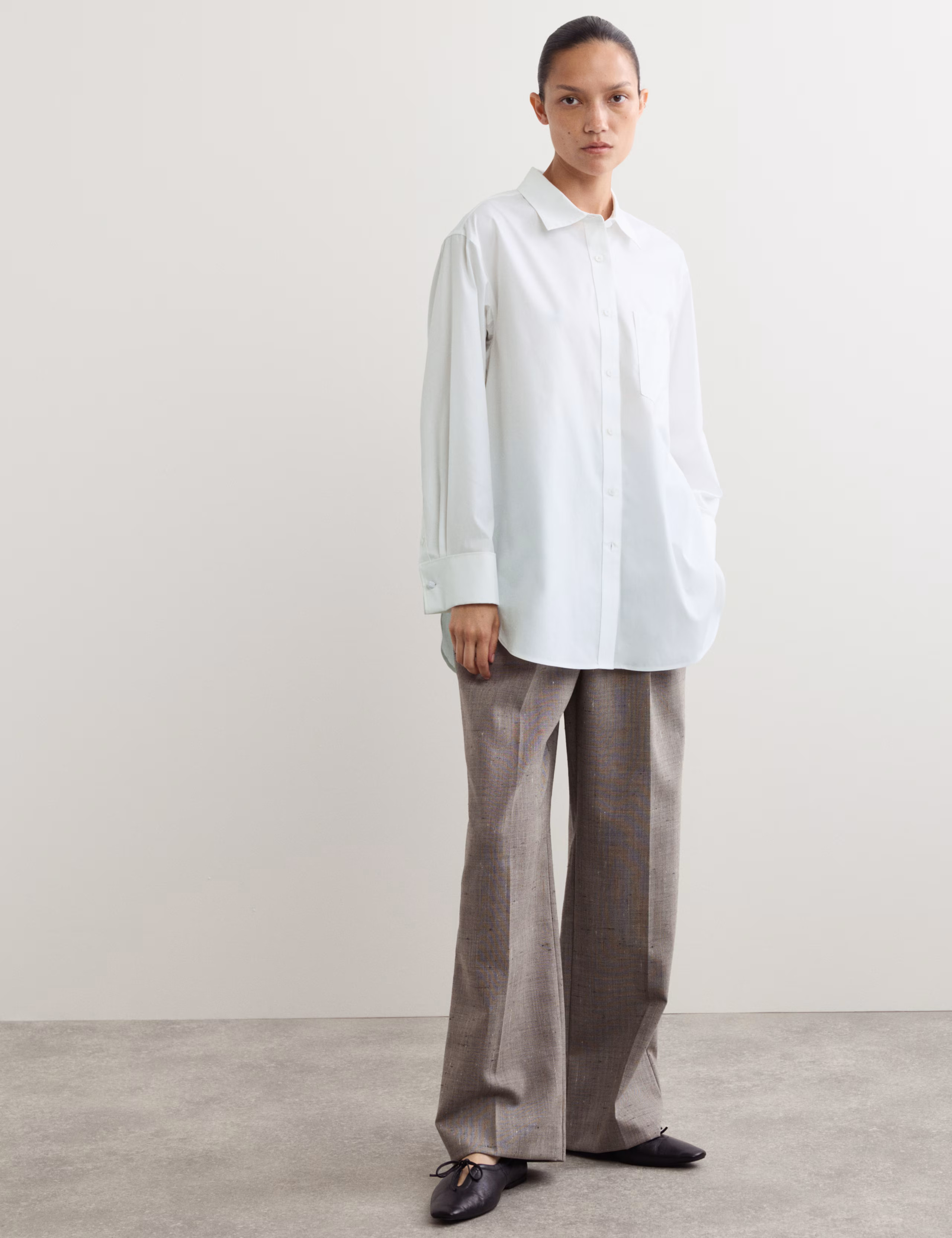 Pure Cotton Collared Double Cuff Shirt | Marks & Spencer (UK)