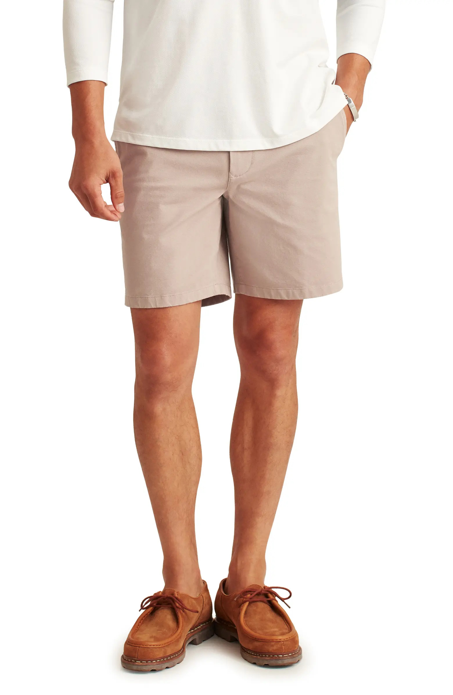 Washed Stretch Cotton Chino Shorts | Nordstrom
