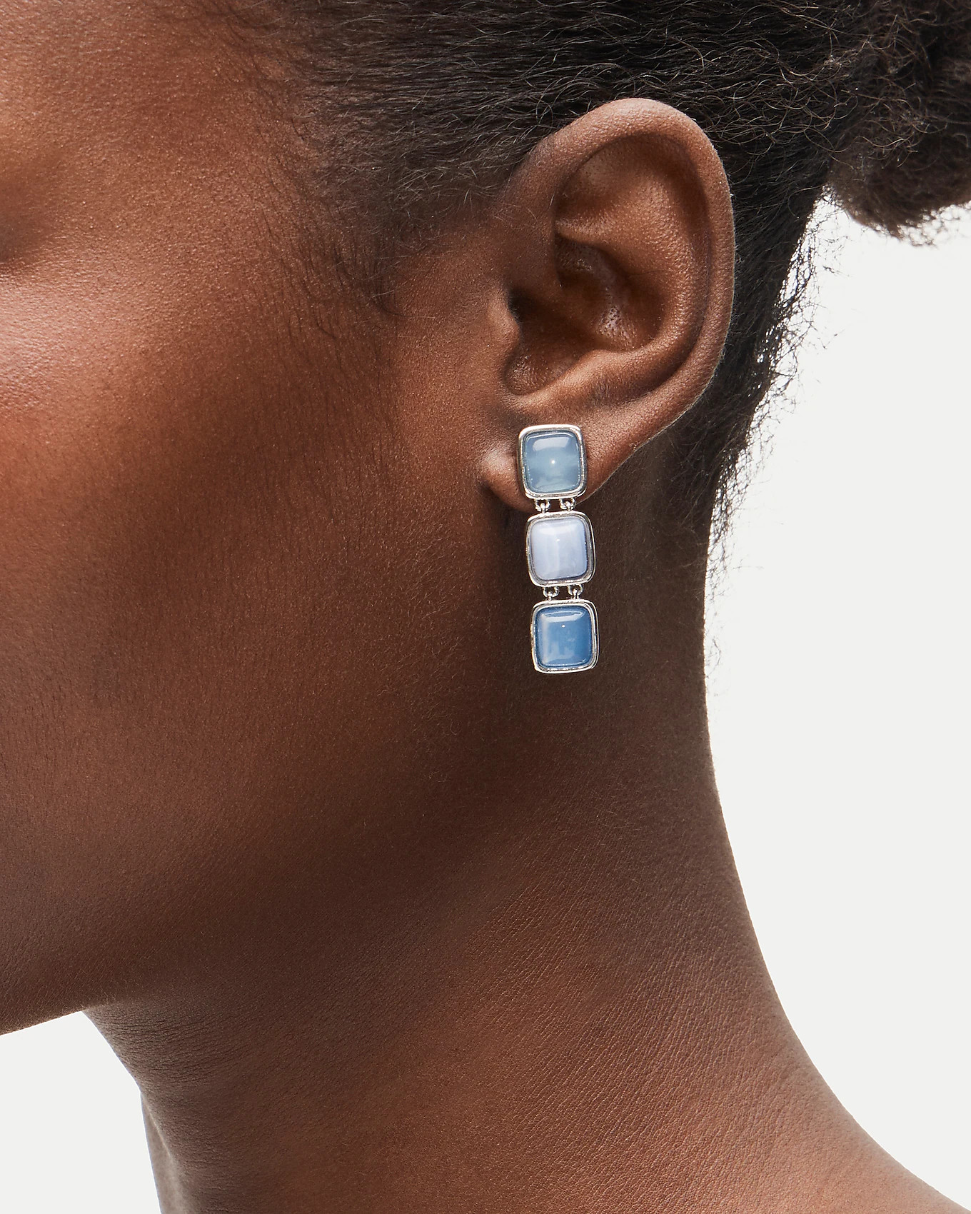 Linear stone earrings | J. Crew US