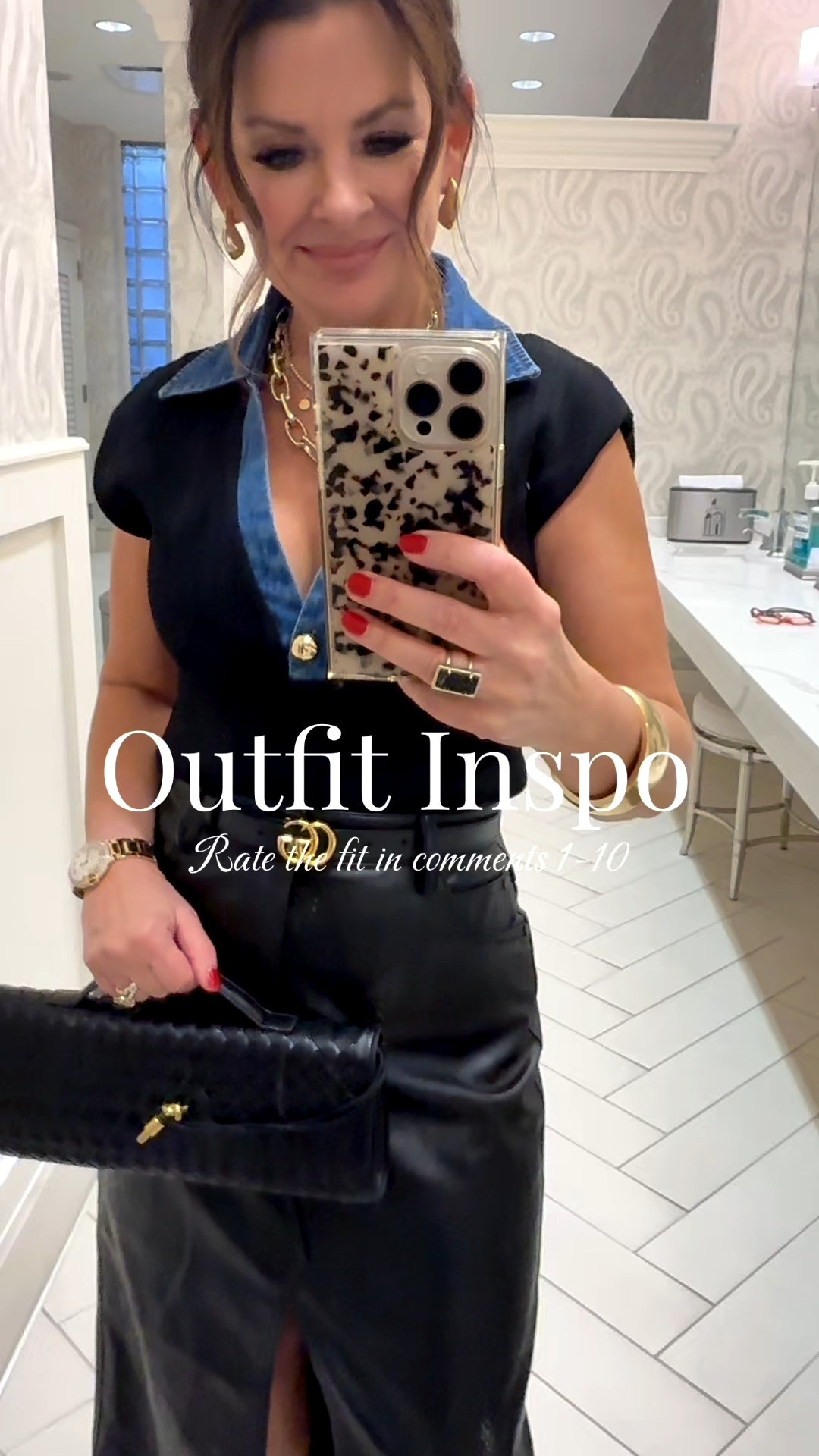 Dinner and drinks trendy girl fit. Obsessed with these socks!! xs size in top. Skirt is Maeve but sold out. Alternatives listed 

#LTKootd #LTKgrwm