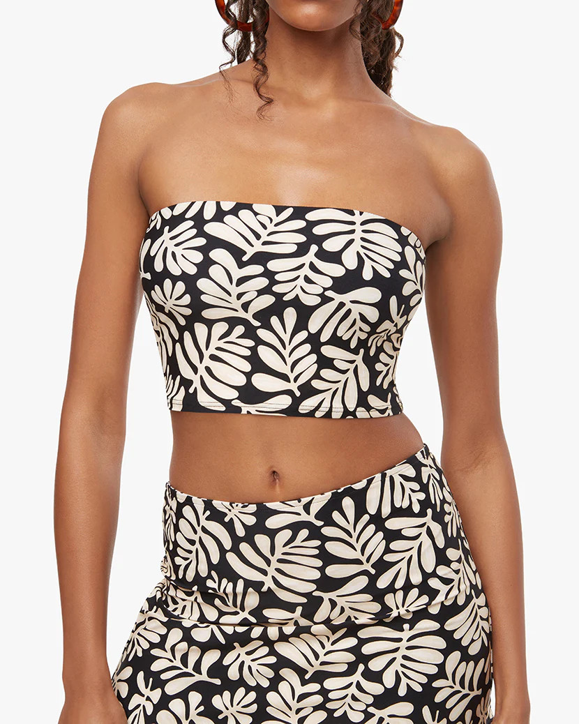 Safari Leaves Tube Top | We Wore What