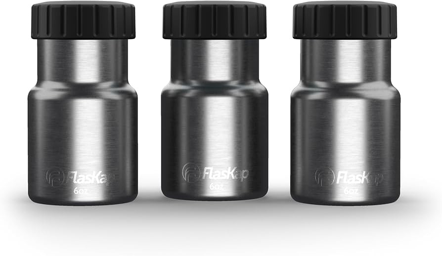 Flaskap FreePour Extra Wells, Stainless Steel, 3-Pack | Amazon (US)