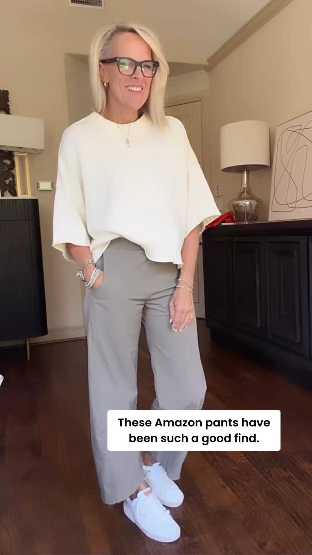 These Amazon pants have been such a good find. I love the comfortable pull-on waist, lightweight stretch fabric, and cropped barrel-leg fit—they’re polished enough for work or travel but just as easy with a sweater and sneakers for everyday wear. I’m all about pieces that work hard in your wardrobe.

💡 LTK MADE EASY
❤️ Heart = Support my posts!
🔖 Save = Get sale & restock alerts
📋 Lists = Keep favorites organized
📲 Share = Send lists and products to a friend. Hello, Christmas List!
💬 Comment = Ask me anything about what I’m wearing.:-)

#LTKootd #LTKOver40