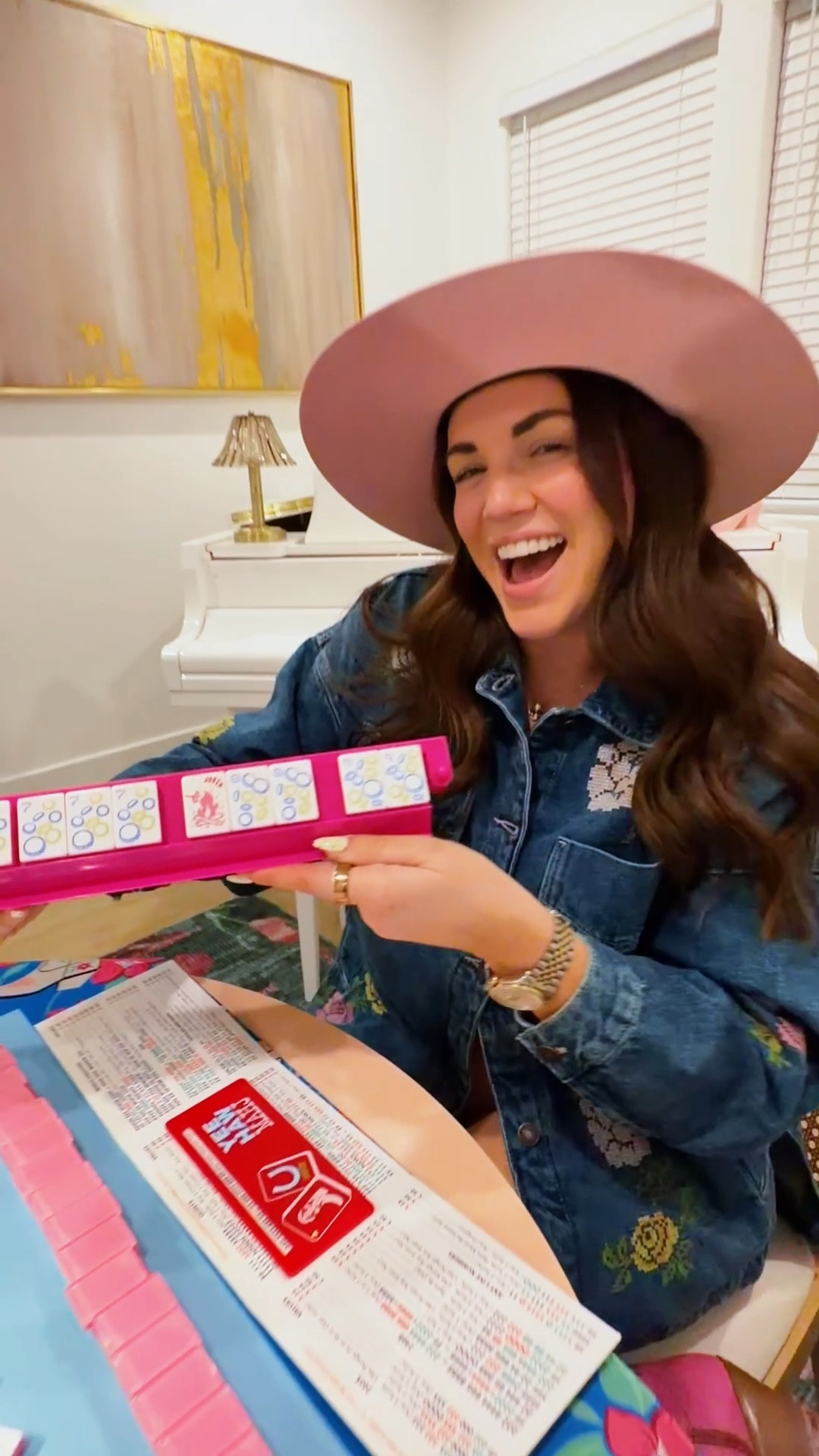 my western set up for playing Mahjong! my actual set is by Miss Magjong and it’s the Miss Cowgirl set. discount code coming soon! 

also linking my outfit 🤠 

#LTKHome #LTKMidsize #LTKdayinmylife