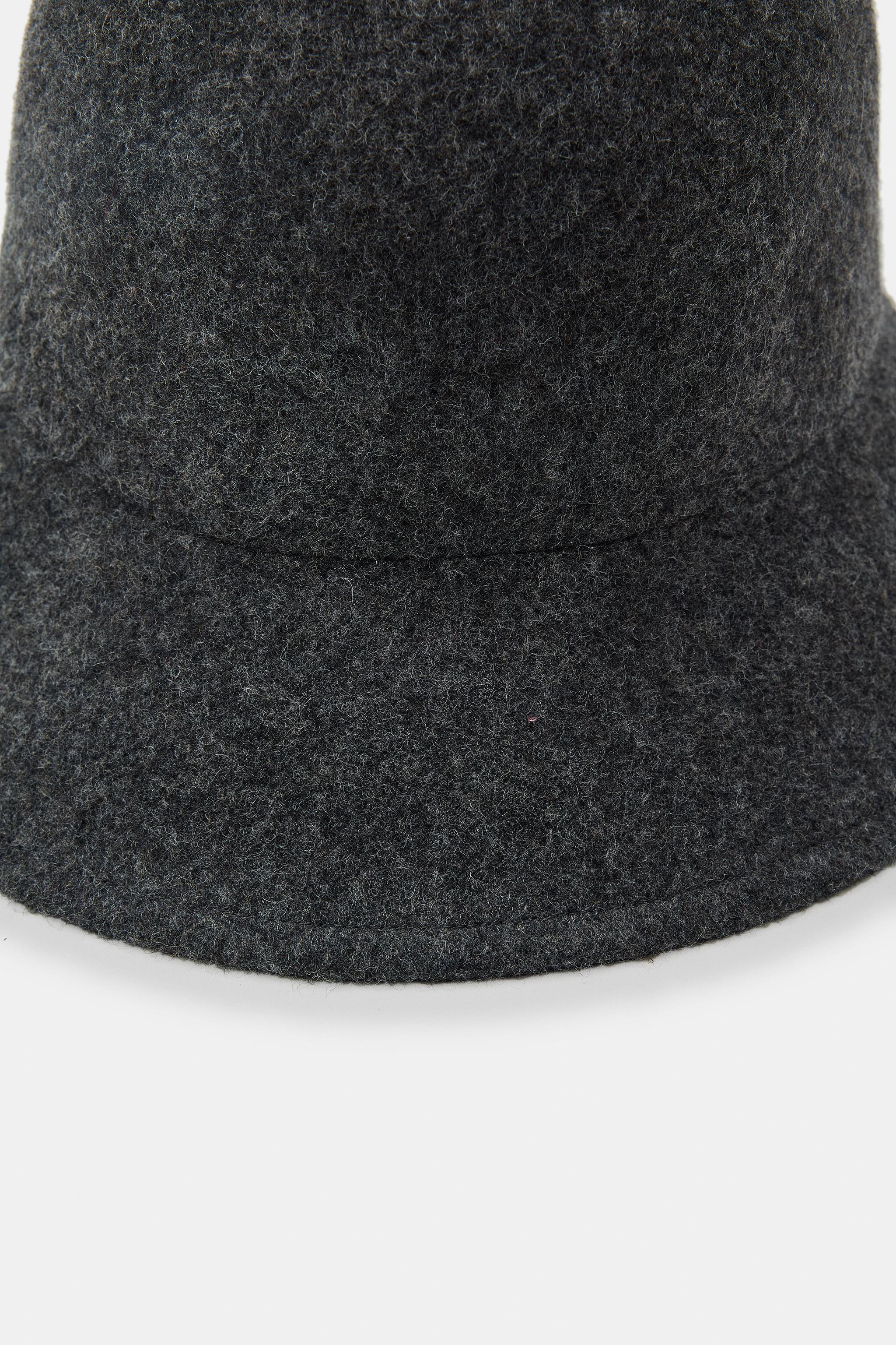 PLAIN WOOL BLEND HAT | Zara US