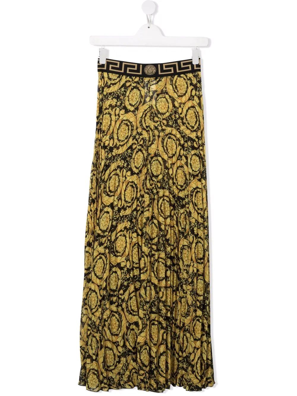 pleated floral baroque-print skirt | Farfetch (RoW)