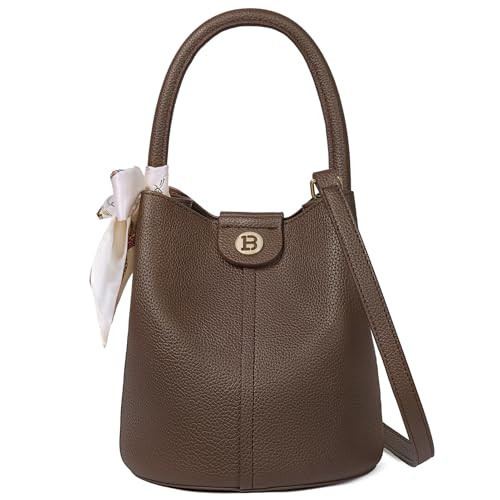 BOSTANTEN Small Crossbody Bags for Women Vegan Leather Purse Bucket bag | Amazon (US)