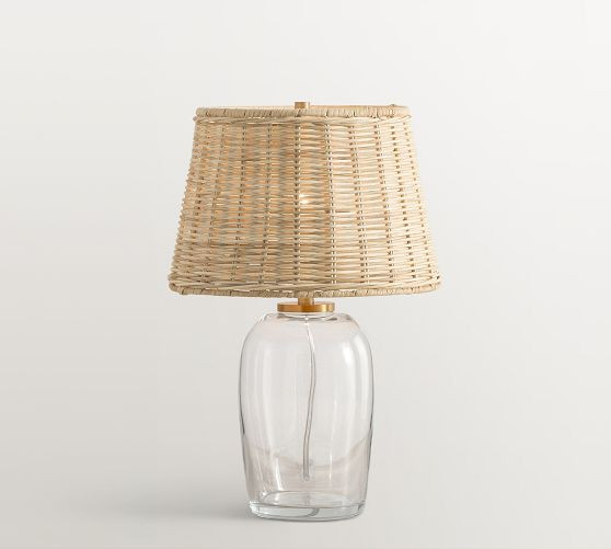 Carter Woven Table Lamp (18"-29") | Pottery Barn (US)