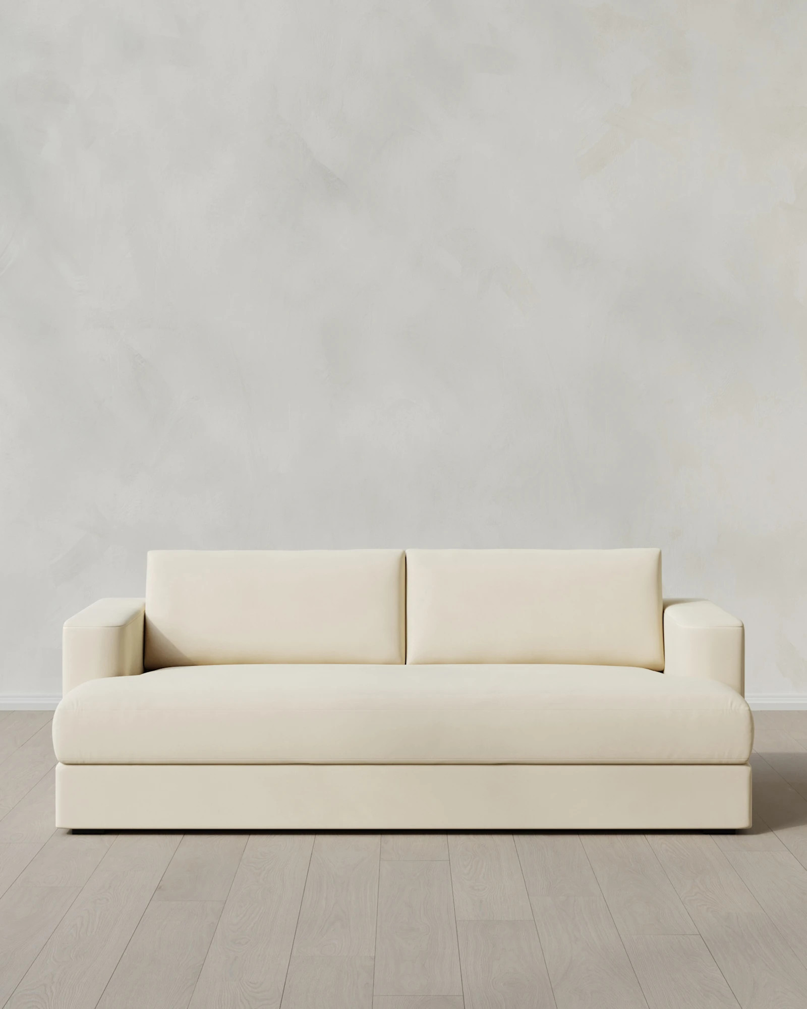 Sierra Curved Arm Sofa in Performance Velvet | Quince