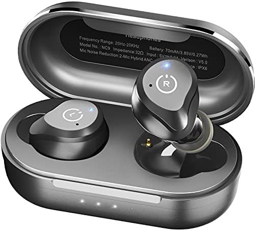 TOZO NC9 2022 Version Hybrid Active Noise Cancelling Wireless Earbuds,in Ear Headphones IPX6 Wate... | Amazon (US)