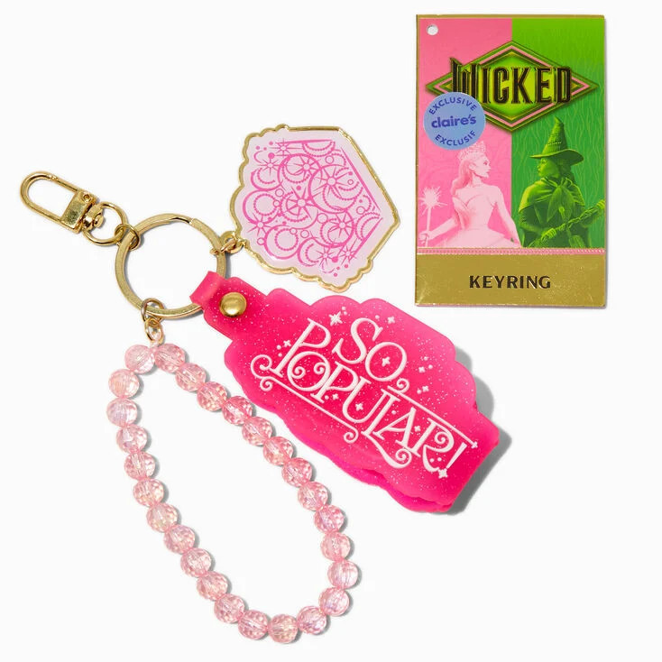 Wicked™ Claire's Exclusive Glinda Wristlet Keychain | Claire's (UK)