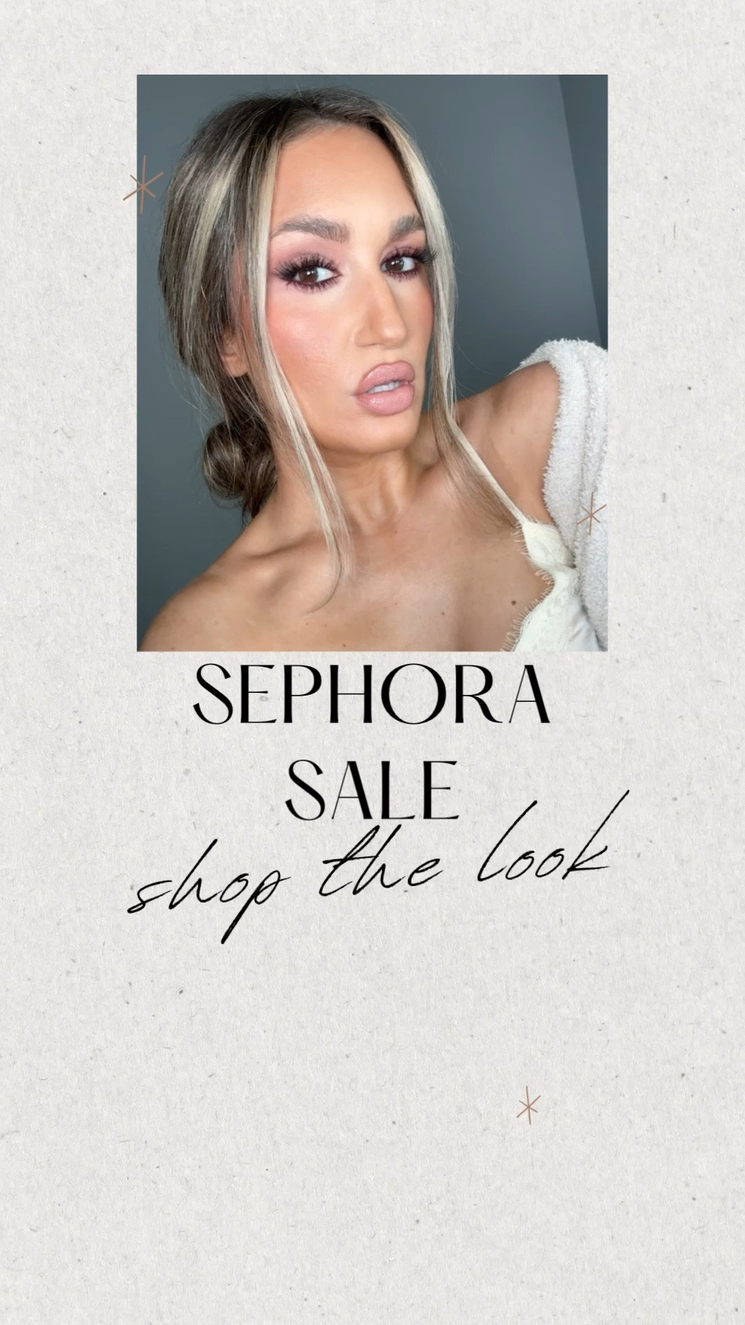 Shade Info 🫶🏼

• Sephora powder foundation shade 30 Sand 
• Dior Blush Rosewood 
• LYS Bronzer Courage 
• Hourglass Powder Under Eyes Diffused Lightt
• ABH Brow Wiz Dark Brown 
• ABH Lip Liner Deep Taupe 
• Mixed Lipstick shades “Sellout & Blankety” 


#LTKBeauty #LTKSaleAlert #LTKStyleTip