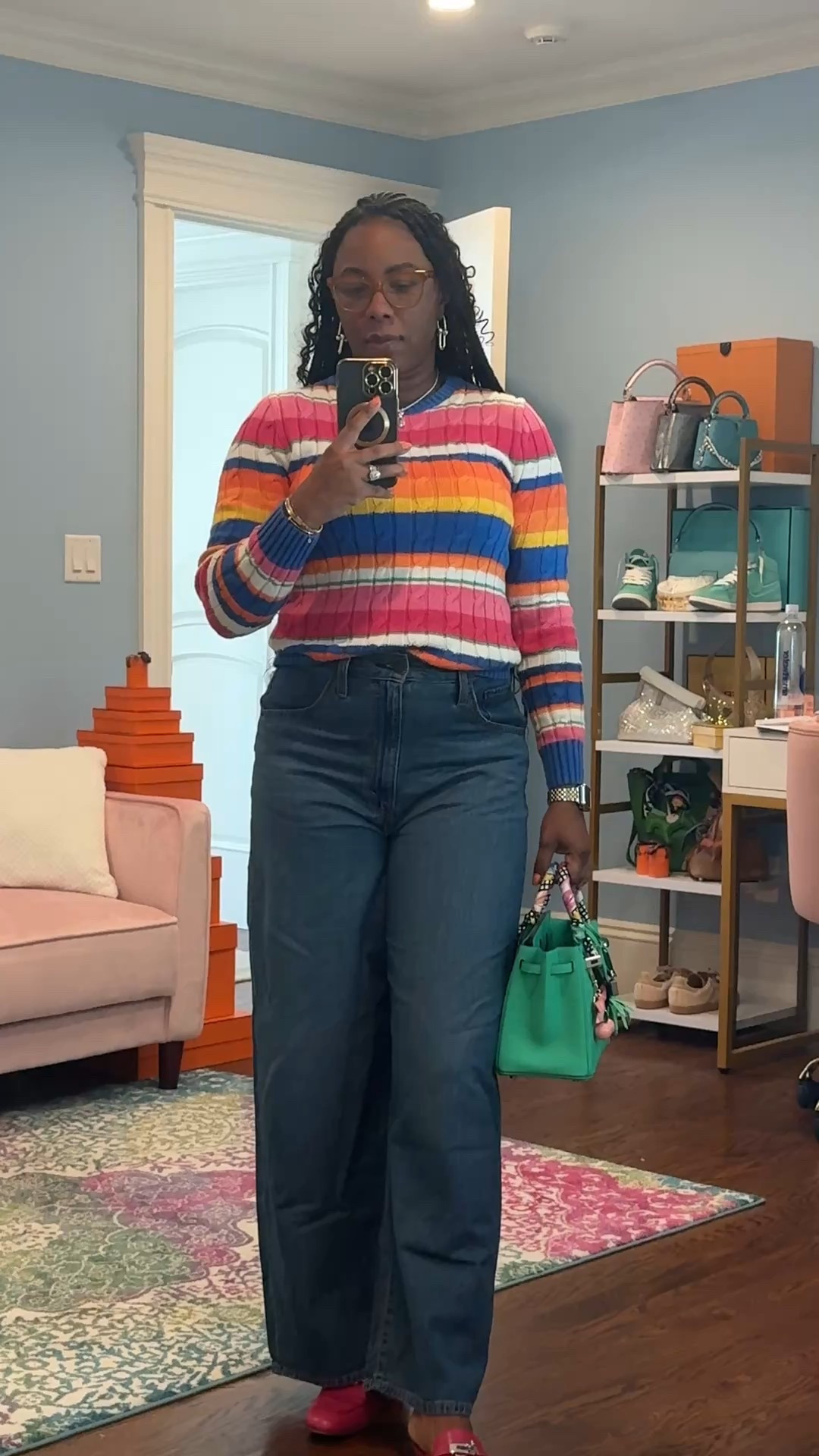 Easy fall sweater & jeans outfit

5’6” wearing M(8-10)