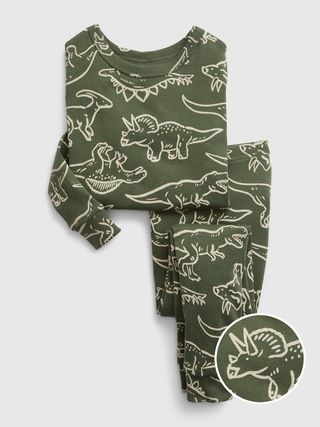 babyGap 100% Organic Cotton Dino PJ Set | Gap (US)