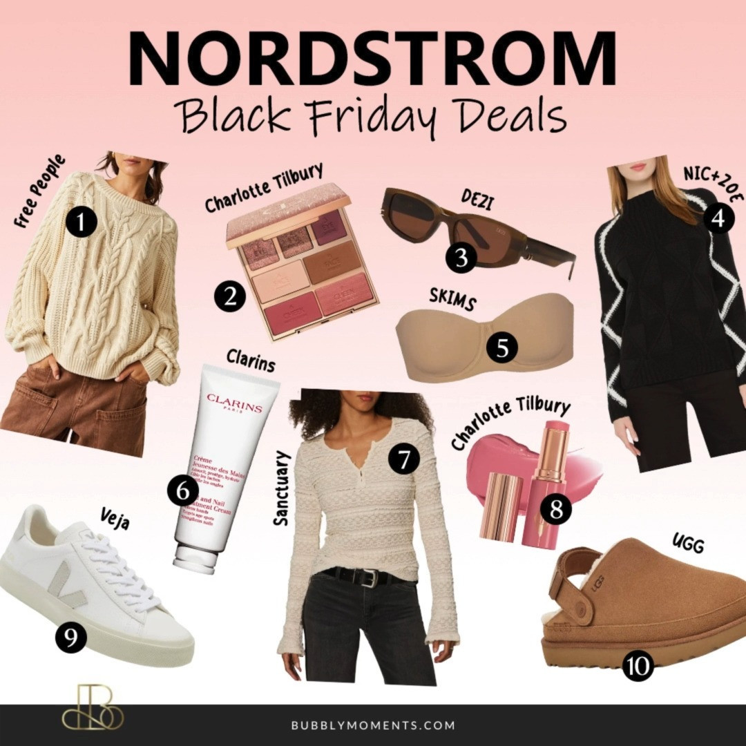 Black Friday is officially here, and I’m sharing my favorite Women’s Fashion Finds from Nordstrom that are perfect for refreshing your wardrobe this season. I rounded up trendy pieces, cozy essentials, chic outfits, everyday staples, and must-have accessories that make dressing for fall and winter effortless. Whether you're looking for something stylish for the holidays, building your capsule wardrobe, or updating your everyday looks, these Nordstrom picks are curated to help you feel confident, polished, and comfortable. Everything is highly rated, easy to style, and perfect for gifting or treating yourself. Tap through the photos to explore each piece and save your favorites before the deals end. This is the best time to grab your go-to fashion staples for the colder months! ✨🛍️🖤
#LTKSaleAlert #LTKGiftGuide #LTKSeasonal #Nordstrom #BlackFriday #BlackFridayDeals #NordstromFinds #WomensFashion #FashionFinds #NordstromStyle #StyleEssentials #WinterFashion #FallWinterStyle #HolidayStyle #FashionInspo #OOTDInspo #ChicStyle #ComfyStyle #WardrobeEssentials #TrendyOutfits #ShopTheLook #NordstromSale #FashionFavorites #StyleInspo #OutfitIdeas 

 