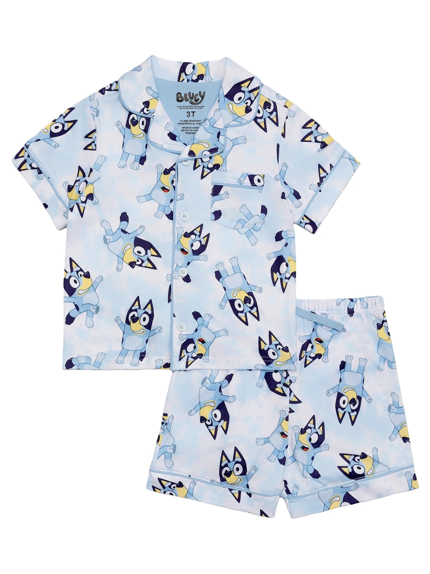 Character Toddler Girl Super Soft Pajama Coat Set, 2-Piece, Sizes 2T-5T | Walmart (US)