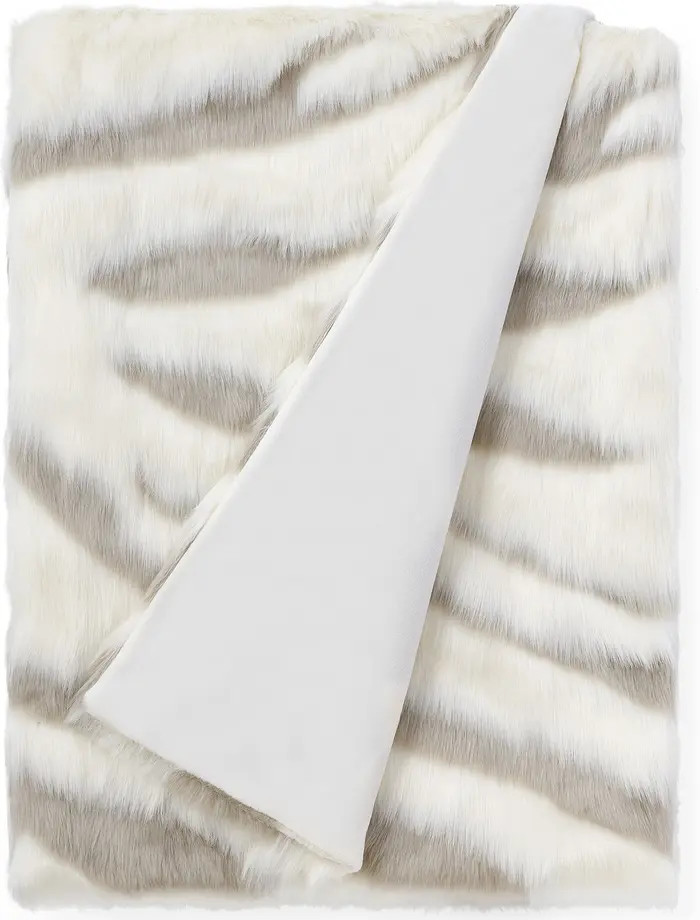 Shayla Faux Fur Throw Blanket | Nordstrom Rack