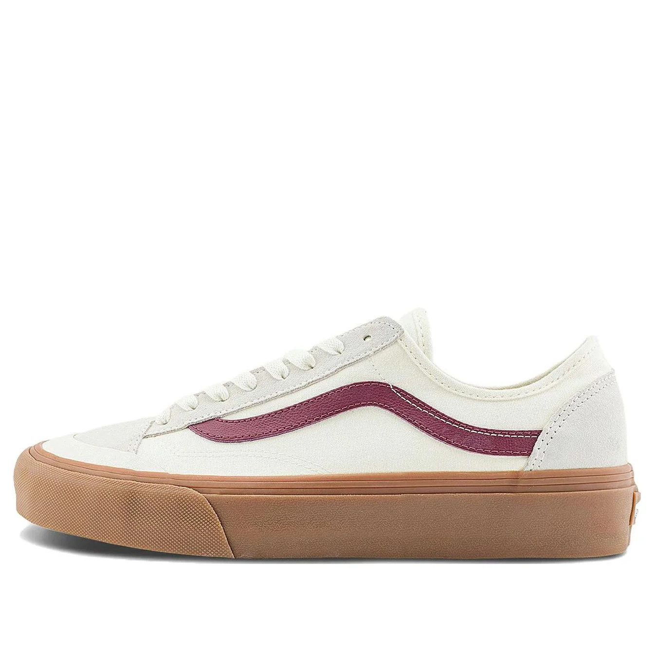 Vans Style 136 Decon VR3 SF 'Marshmallow Burgundy' VN0A4BX9QJK | KICKS CREW