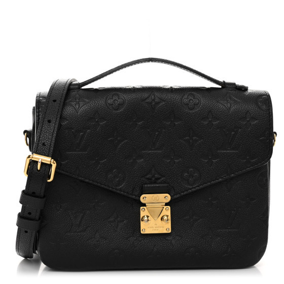LOUIS VUITTON Empreinte Pochette Metis Black | FASHIONPHILE (US)