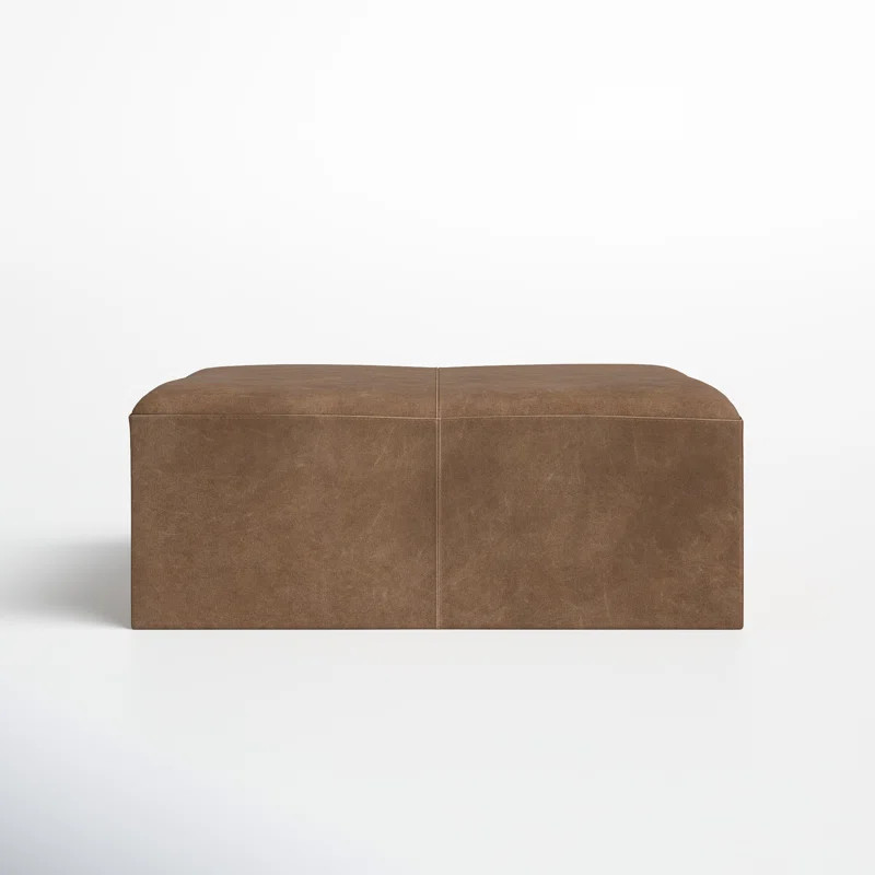 Marais Leather Ottoman | Wayfair North America