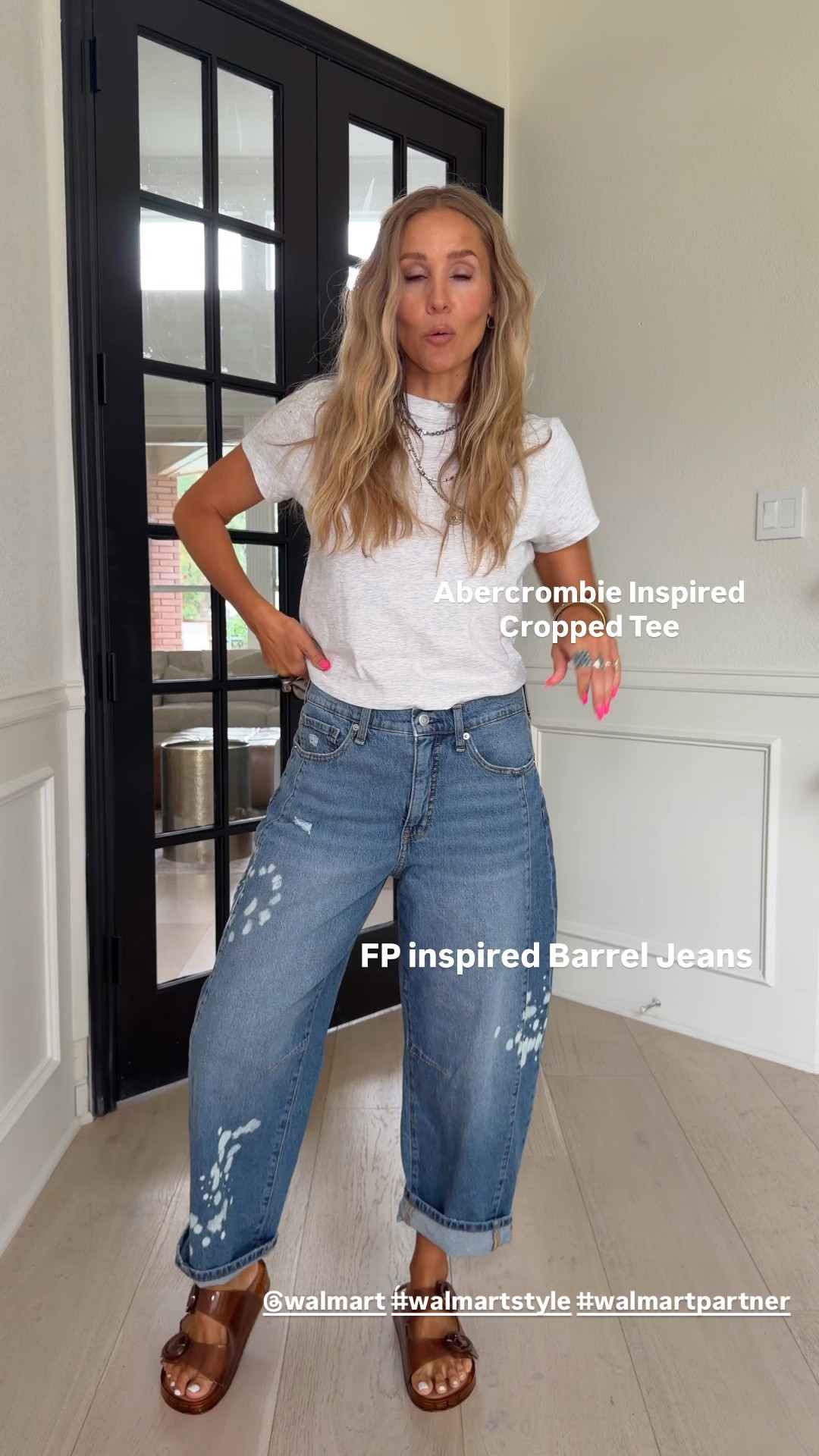 This entire @Walmart outfit screams Abercrombie + FP but at a fraction of the cost! 

Wearing size s - my tts 
5’5” | 120 ish lbs | size 4 

#walmartstyle #walmartpartner