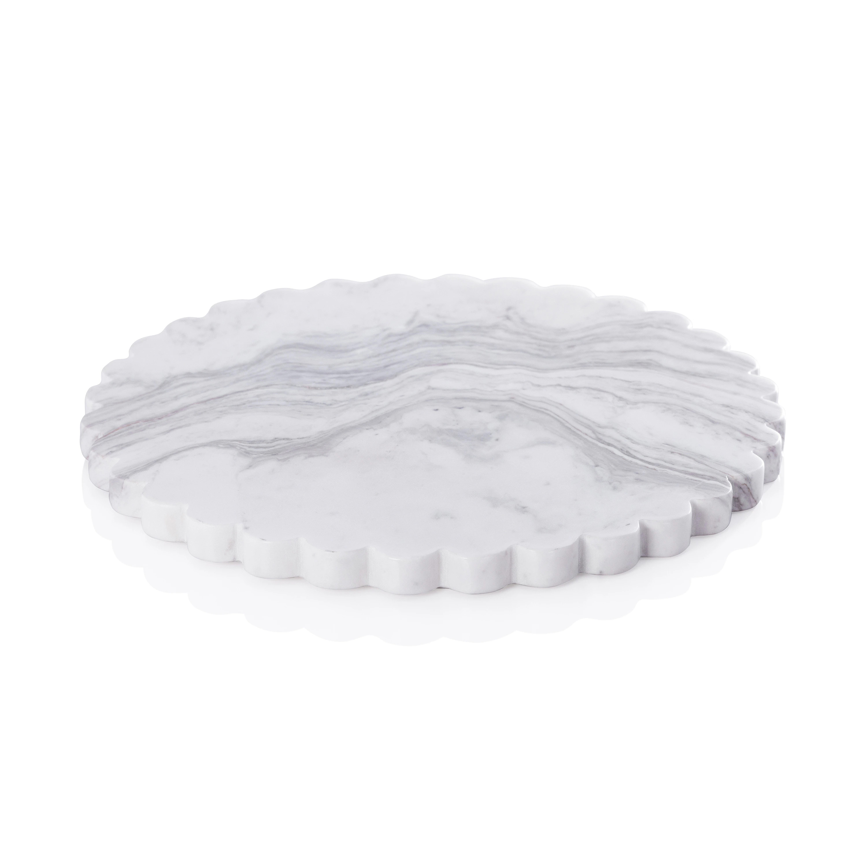 Daisy 14" Marble All Purpose Board - Overstock - 42880512 | Overstock