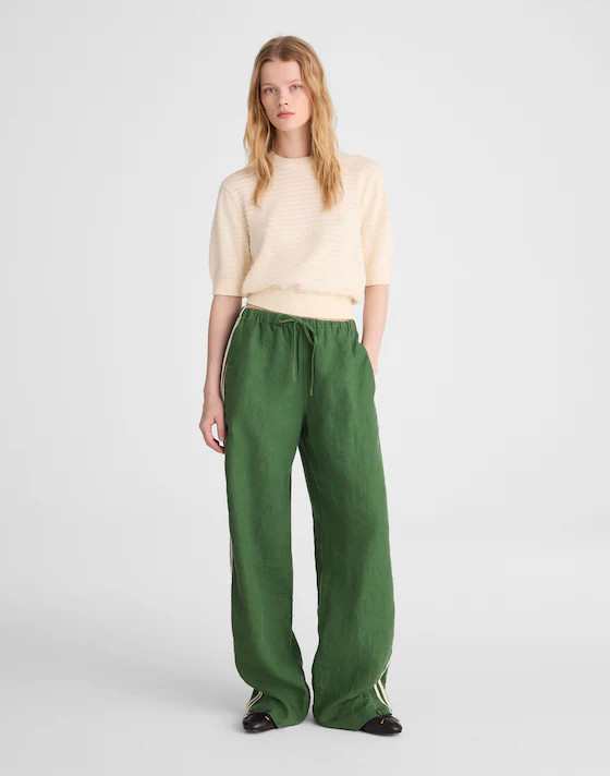 Textural-Stitch Crewneck Sweater in 100% Cotton | Madewell