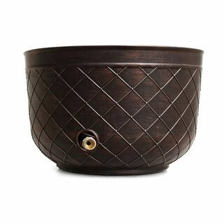 Emsco Resin Hose Hider Pot in Copper, Fits 100 ft. Hose 1576-1 - The Home Depot | The Home Depot