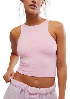 Free People Clean Lines Cami Top, Pink, M-L | Belk