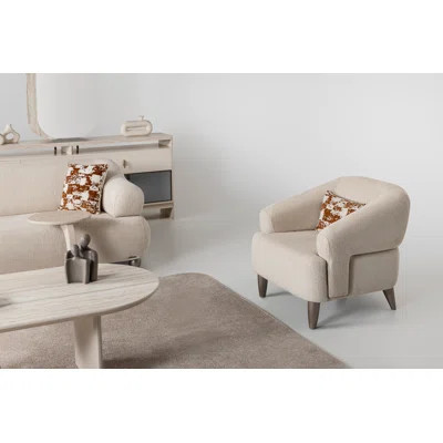 Modern Bouclé Upholstered Accent Chair | Wayfair North America