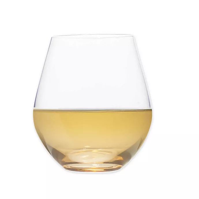 Mikasa® Gianna Ombre Amber Stemless Wine Glasses (Set of 4) | Bed Bath & Beyond