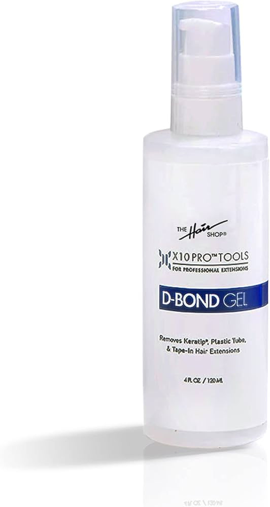 X10 Pro-Tools D Bond Gel Remover by The Hair Shop, Keratin Glue Fusion Pre Bonded U Tip, K Tip Ad... | Amazon (US)