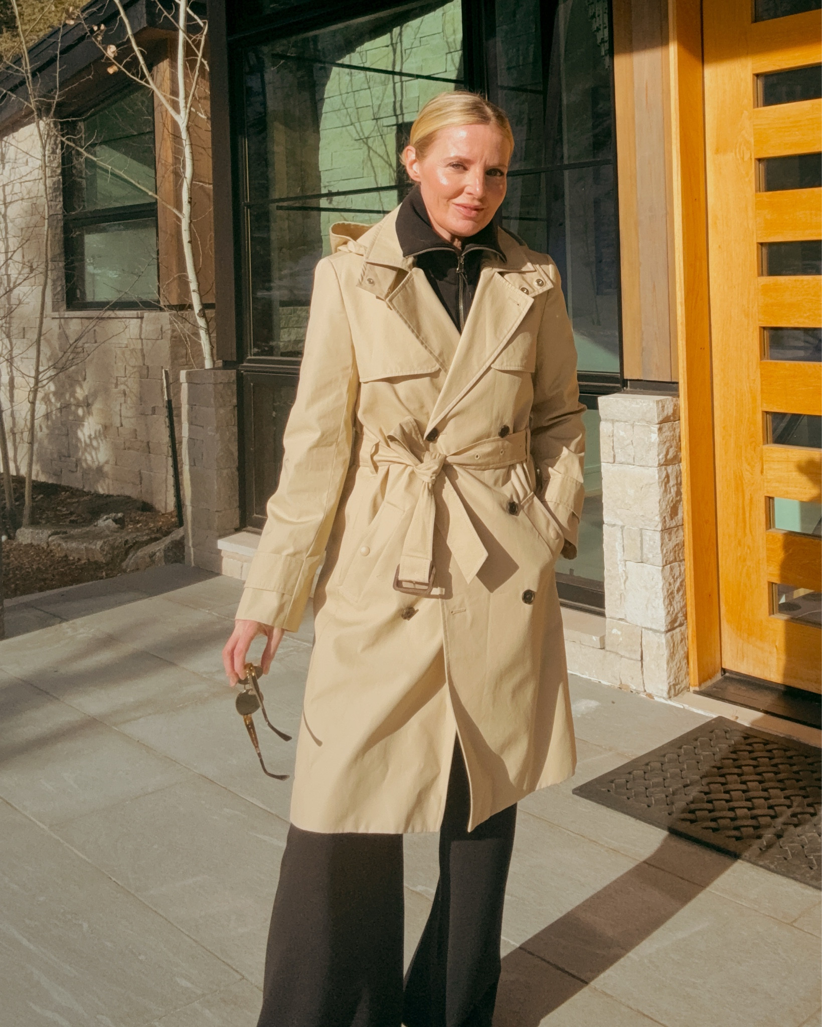 If you’re looking for a classic trench that is actually waterproof, has a removable hood, is beautifully cut, and will stand the test of time in your closet, this is it! I’ve had this for 5+ years. I still reach for it frequently, especially for travel. 

#LTKTravel #LTKootd #LTKSeasonal