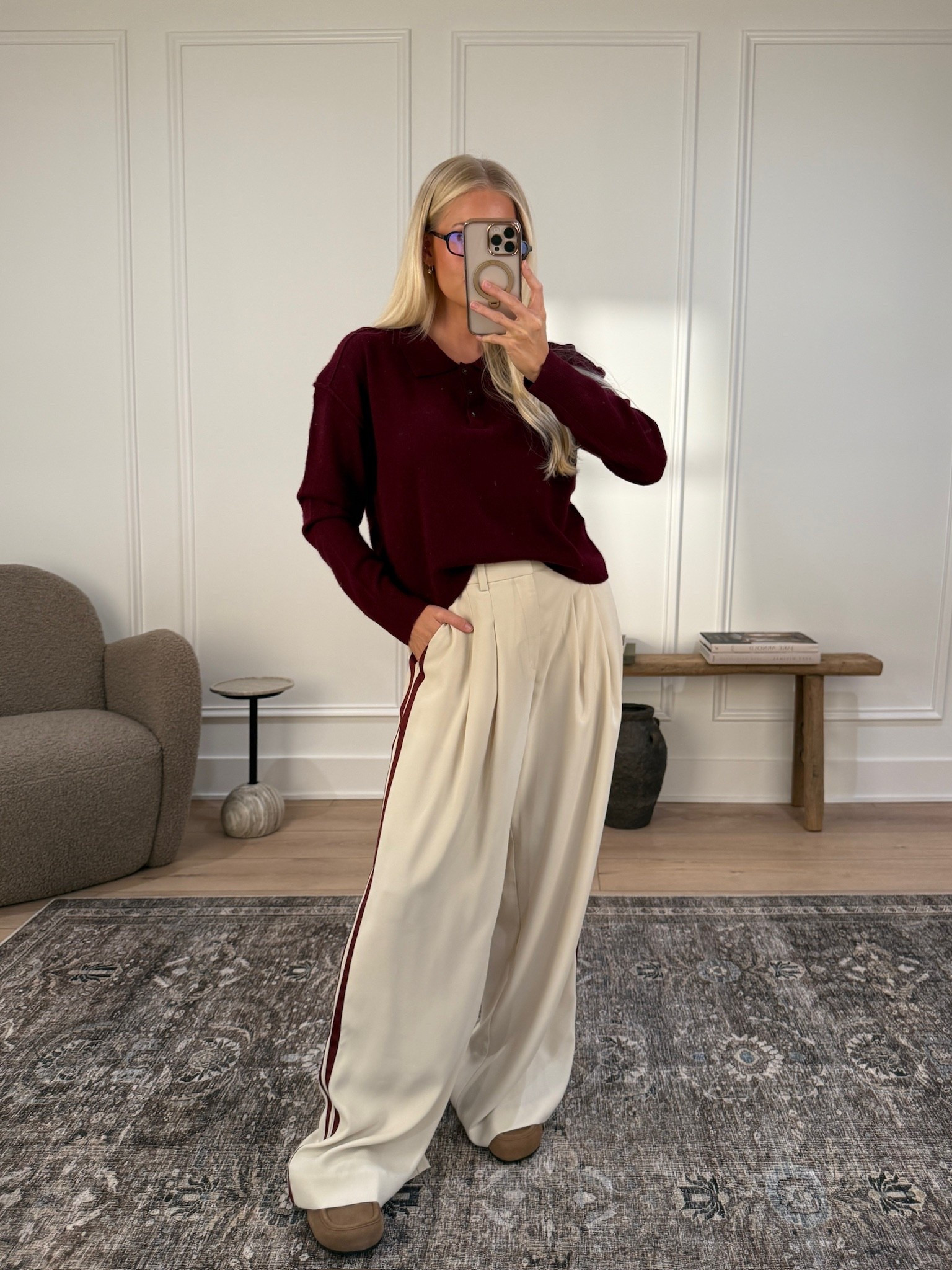 Wearing a medium in the sweater and size 4 in the pants REG length. They’re a little long on me and I’m 5’5”, shoes run tts! #kathleenpost

Anthro haul, chic style, trendy outfit ideas, easy outfit formula, fall fashion, early fall outfit, fall transition outfit

#LTKStyleTip #LTKSeasonal
