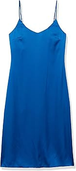 The Drop Women's Ana Silky V-Neck Midi Slip Dress | Amazon (US)