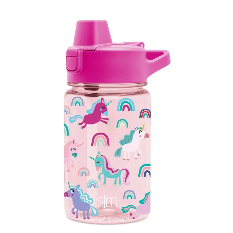 Simple Modern 12 fl oz Reusable Tritan Summit Water Bottle with Silicone Straw Lid|Unicorn Fly | Walmart (US)