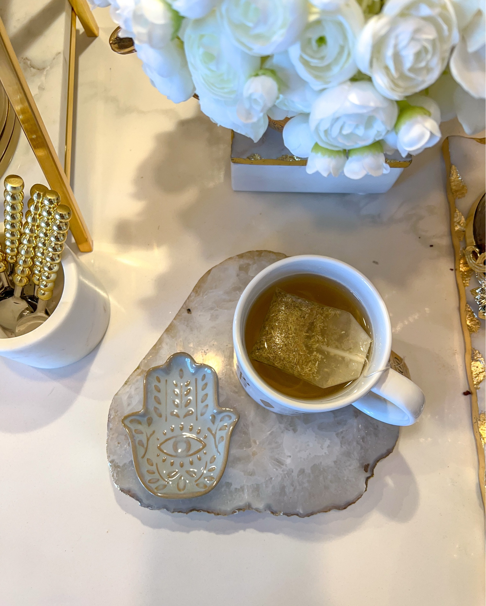 Hamsa Tea bag plate 

#LTKHome