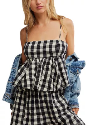 Mia Plaid Tank | Belk