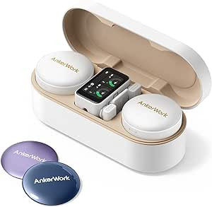 AnkerWork M650 Wireless Lavalier Microphone, Pro Noise Cancellation, Swap Magnetic Colorful Cover... | Amazon (US)