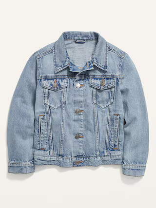 Gender-Neutral Cotton Non-Stretch Jean Jacket for Kids | Old Navy (US)