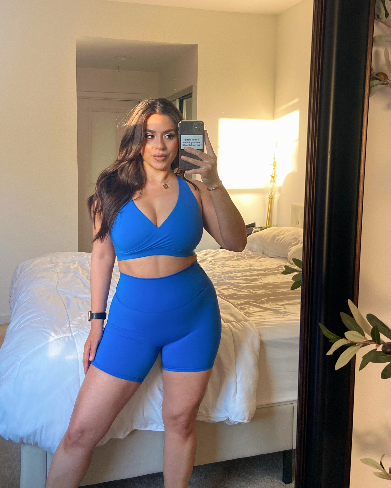 Workout set from @astoria_activewear wearing size medium in top and bottom #ad also linked in my LTK.

Officially about 20lbs down since graduating nursing school (I gained about 35lbs total). I’ve been taking the slow and steady route and rewarding myself with new gym clothes which keeps me motivated. This top is super supportive and doesn’t dig into my skin, I love wearing it to work under my scrubs too. The bottoms are so buttery soft and squat proof.

#LTKMidsize #LTKActive #LTKFitness