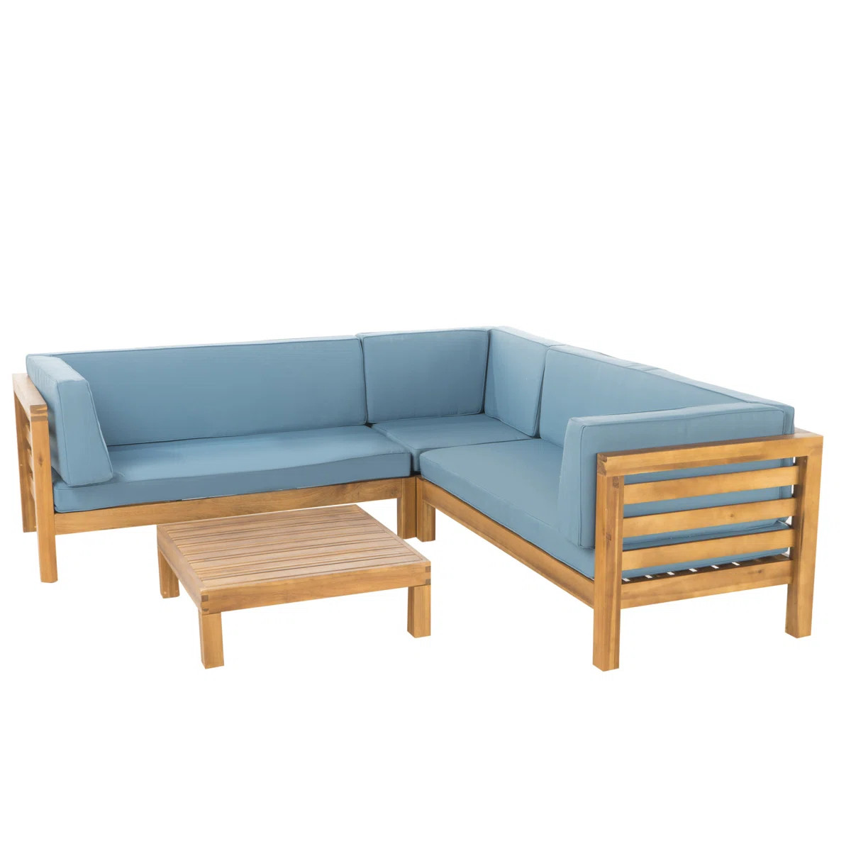 Adharsh Acacia 4 - Person Patio Conversation Set with Cushions | Wayfair North America
